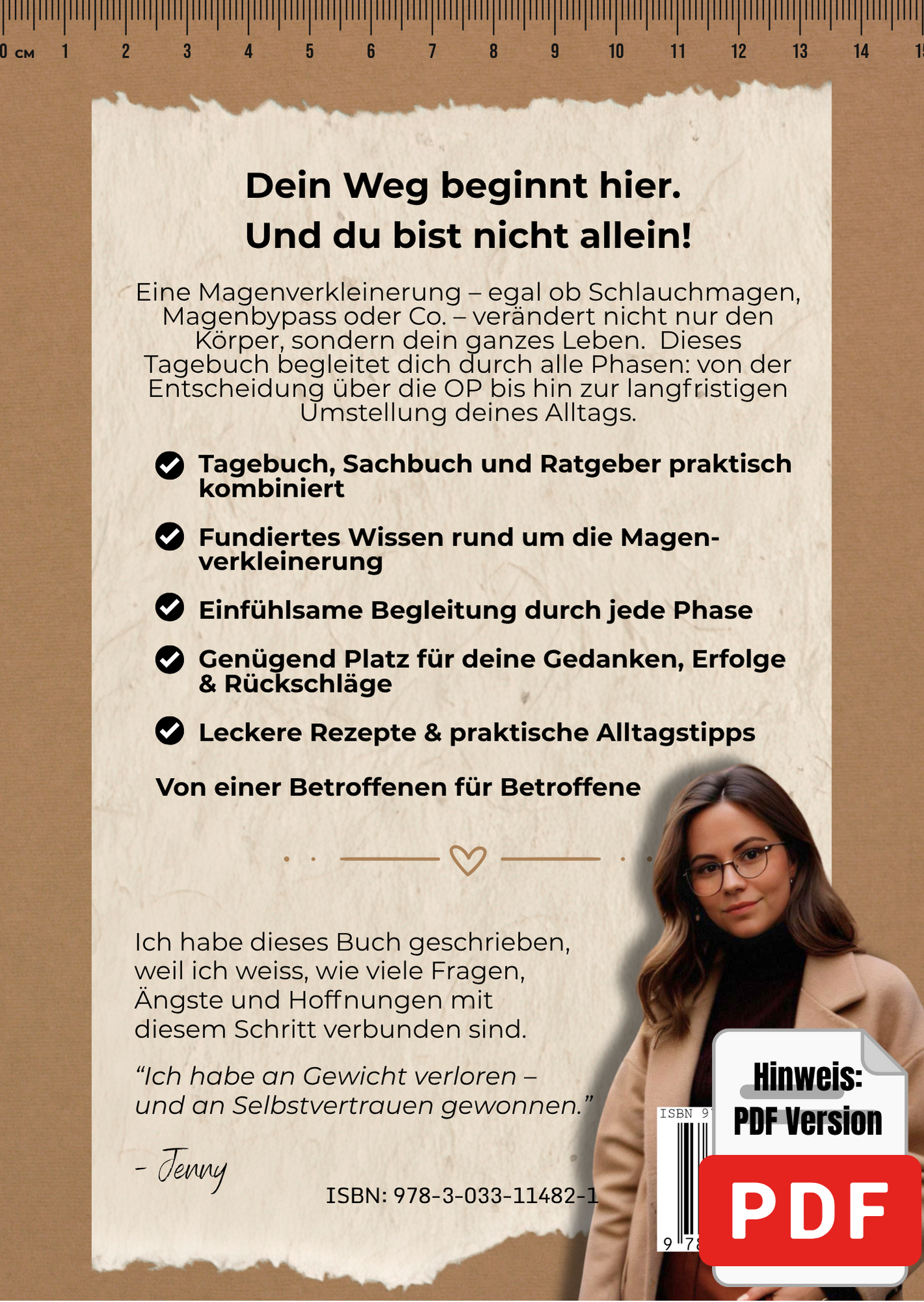 Digitale Ausgabe (PDF/digital ausfüllbar) - Dein Sach- & Tagebuch zur Magenverkleinerung