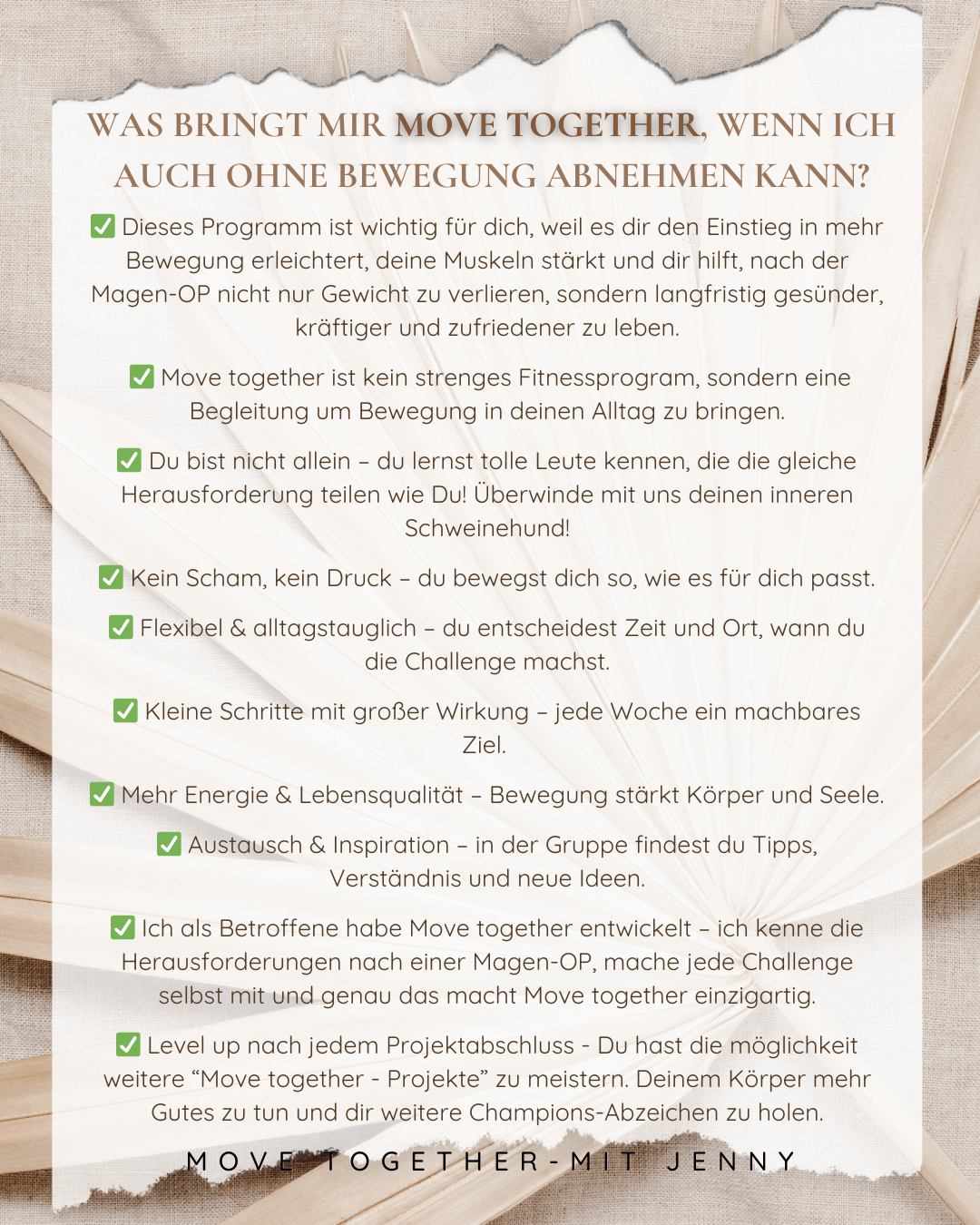 Probewoche, 7 Tage testen - Deine 12-Wochen-Alltagsbewegung/Wohlfühl-Challenges