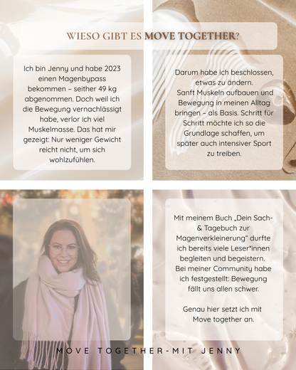 Deine 12-Wochen-Alltagsbewegung/Wohlfühl-Challenges mit echter Begleitung