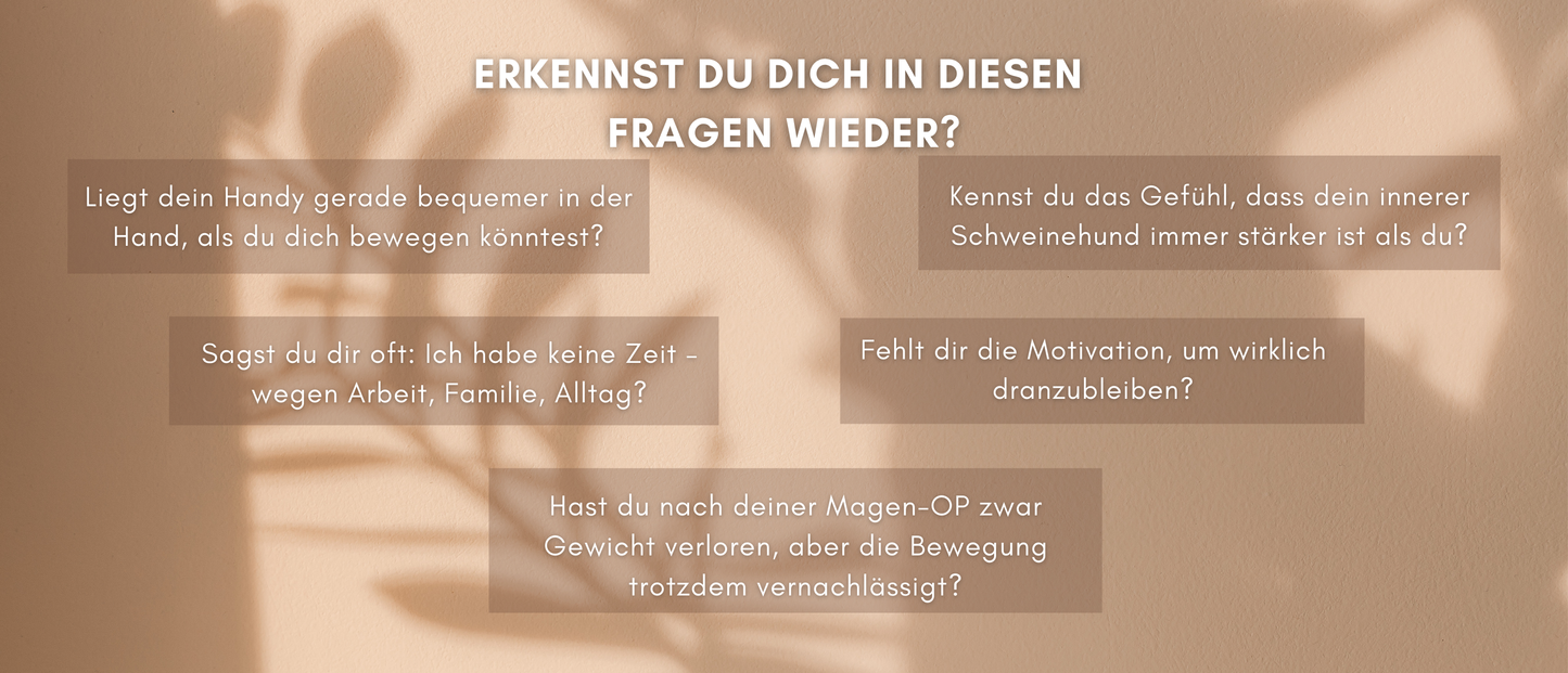 Deine 12-Wochen-Alltagsbewegung/Wohlfühl-Challenges mit echter Begleitung